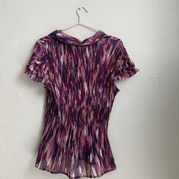 East 5th Multicolor Ruffled Blouse - Picture 5 of 5